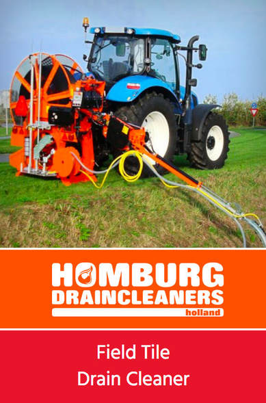 Homburg Draincleaners Field Tile Drain Cleaner farm equipment sales